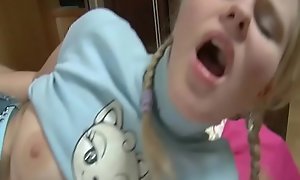 Prex Tow-haired Russian Legal length of existence teenager Anal