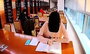 Asian teen masturbate in public library - https://asiansister.com/