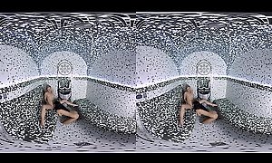 vrpornjack.com - Two Boyhood enjoy themselves elbow the sauna in VR