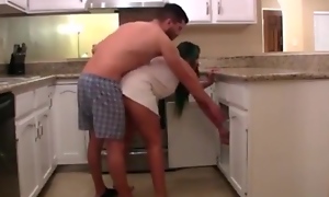 Son is Teasing his Beamy Ass Mommy