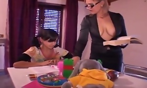 Mommy turns her not daughter into a whore 3