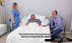 Big Tits Sexy Nurse lovemaking with her patient & doctor