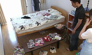 ACCIDENTAL CREAMPIE AMATEUR Mating WITH JAPANESE CLEANING Nipper