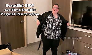 Beautiful BBW 1st Maturity Double Vaginal Penetration