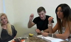 Cute sexy student trades sex for some fellow-criminal cash 11
