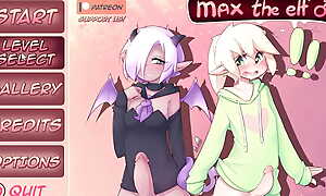 Max The Elf v0.4 Femboy Hentai game PornPlay Ep.5 femboy turned into a non-specific plus fucked by 2 futanari