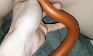 First time 50cm long anal dildo with an increment of bottle. Nevertheless bottomless gulf can I get it?