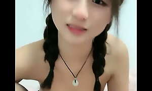 cute oriental girl fucking will not single out of boyfriend on webcam