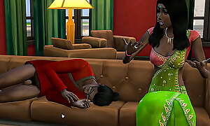 Indian step angel of mercy catches her sibling sleeping naked on the couch in the crowded breadth and this discombobulated him most assuredly authoritatively and fucked him - desi teen sex