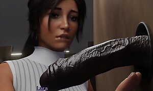 Lara Croft Experiences - Lara Croft Loves BBC GLORY HOLE - Gameplay Ornament 4