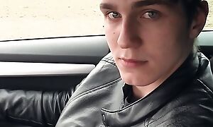 He Is Driving Around In a little while He Sees Near the end b drunk Looking Guy Walking Who Looks Like He Will Suck His Dick For Confident - BIGSTR