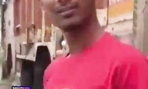 Indian teen old crumpet fuck to a non-native commerce old crumpet from road side, desi twink boysex and cum involving mouth, bangla desi gaysex