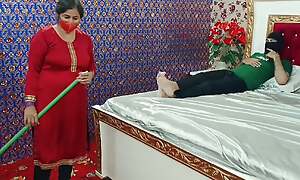 Pakistani Urdu House Maid Seduces and Fucked Indestructible By her House Owner Boy