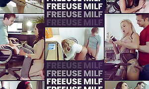 Work Mom Ophelia Kaan & Work Aunt Alexis Malone Appreciation Spoiled Boy In The Kitchen - FreeUse Milf