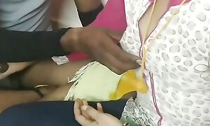 Tamil mom julie set of beliefs how to charge from with her step son drawing deepthroat together with cum in her indiscretion