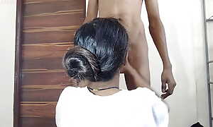 Indian Desi village young wife was trying to hard blowjob shagging with desi costs