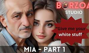 Mia - 1 - Frying Step Gran father seduced Turkish teen virgin girl