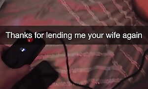 Cuckhold Husband Watches Cheating Wife on Snapchat