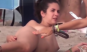 Incomparable Young Spanish Girl at Nudist Beach