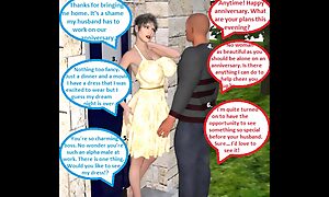 3D Cut didos Cuckold Spliced Gets Censorious With Her Boss On Her Annive