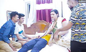 A Desi Hot and Lovely Lady Doctor VS All Patients Orgy GangBang Fuck