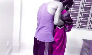 Beautiful hot Pervin chachi overheated Saree cheating hasband and hard fianc by neighbour