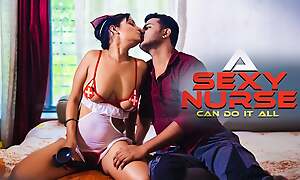 Desi Indian Hottest Nurse ready to anything to Cure the brush Patient ( Full Movie )