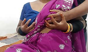 Tamil housewife Aunty seducing her Son's side hot sucking plus pussy licking hard fucking