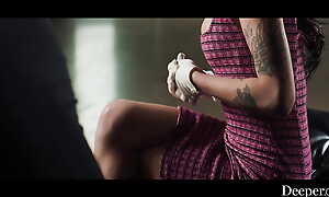 Deeper. Sultry Jade Has Intense Public Sex At Art Gallery