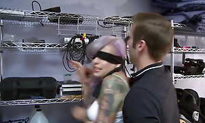 Inked slut gets punished by horny maledom