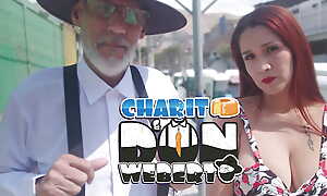 Prex milf fucks motorcycle taxi driver in Peru (parody in get under one's distance there is sex)