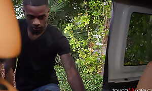 Derisory Hotwife Takes Famous Black Cock in the air Hotel - Katie Kingerie -