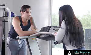 NURU MASSAGE - Sexy Angela White Gives Perfect NURU Massage To A Client She Has A Crush On
