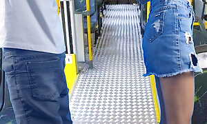 Student gets a thigh increased hard by was fucked hard by a stranger dominant transport.