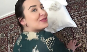 Turkish Beamy Ass Stepmom Fucked by Her Stepson While Her Husband Is within reach Work