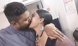 Desi indian sexy kavita Vahini fuck with husband's fellow-countryman in kitchen