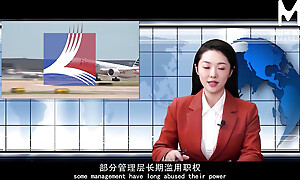 ModelMedia Asia - Blue Sky Airlines stewardess - EP2