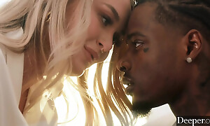 Deeper. Gorgeous Blonde Natalia Starr Rides His Monster BBC All Day