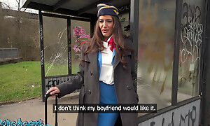 Public Agent - Fat tits brunette arrogance hostess Coco Bae POV blowjob hot sex outdoors fast eternal lose one's heart to