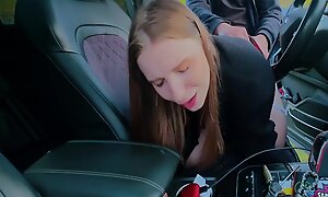 Stacy Starando And Alan Fisk - Car Slut Sucks & Gets Fucked After Catching A Public Spy on - Pov