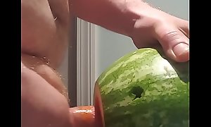 Stole a Melon From my ASSHOLE Neighbors Garden with an increment of Fucked it Like a Kingpin